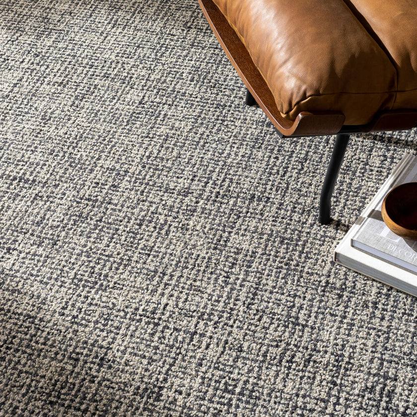 Aiden Handmade Rug Blue Charcoal