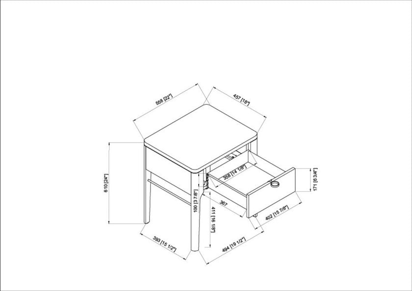 Anello End Table