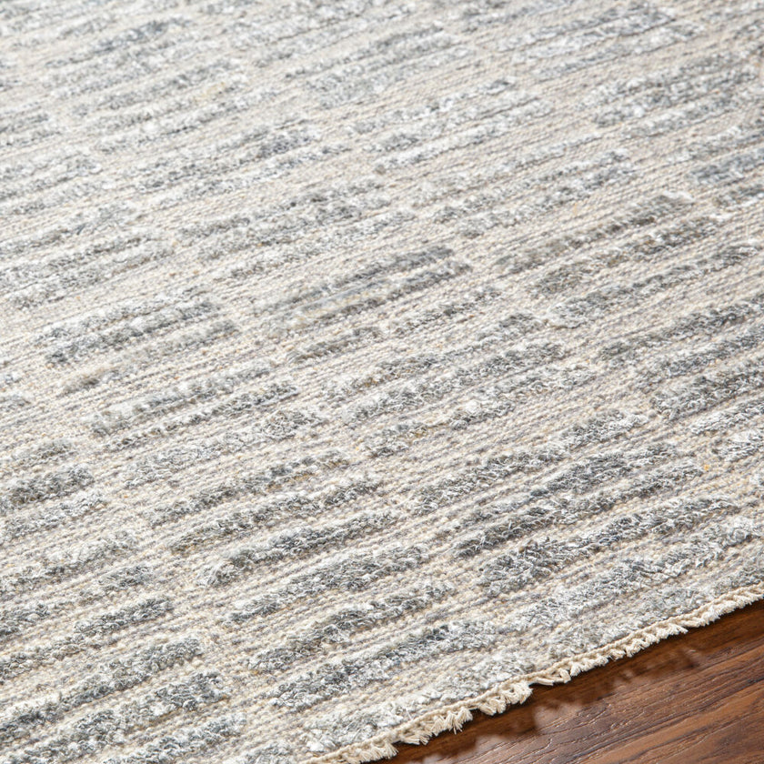 Amina Handmade Rug Silver Slate