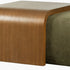 Argon Ottoman in Dark Green
