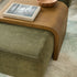 Argon Ottoman in Dark Green