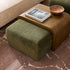 Argon Ottoman in Dark Green