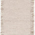 Azalea Handmade Fringe Rug Cream