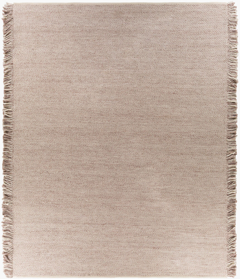 Azalea Handmade Fringe Rug Cream