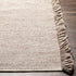 Azalea Handmade Fringe Rug Cream