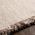 Azalea Handmade Fringe Rug Cream
