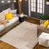 Azalea Handmade Fringe Rug Cream