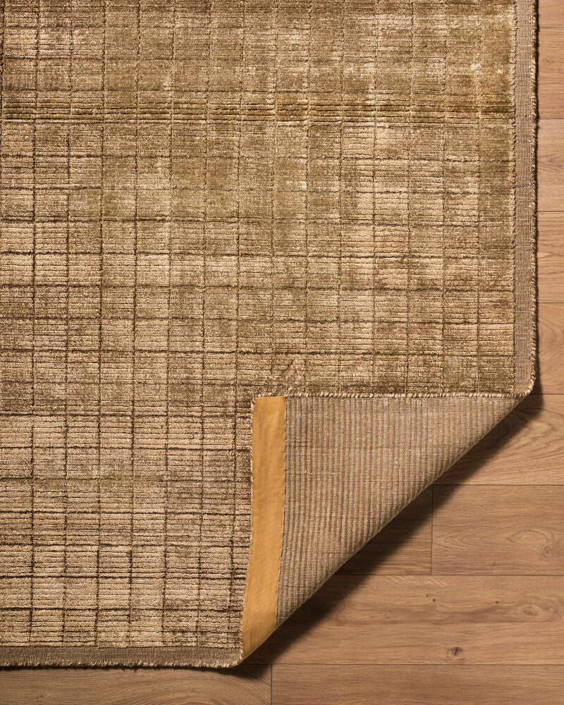 Carre Handmade Rug Brown