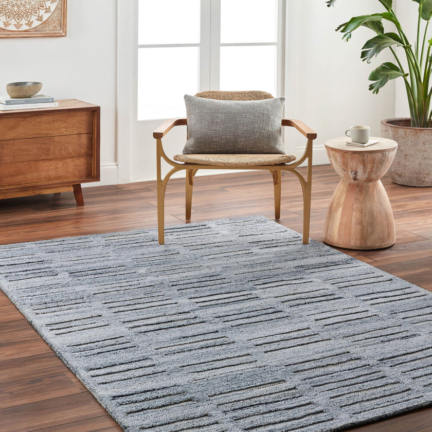 Calgary Handmade Rug Light Blue