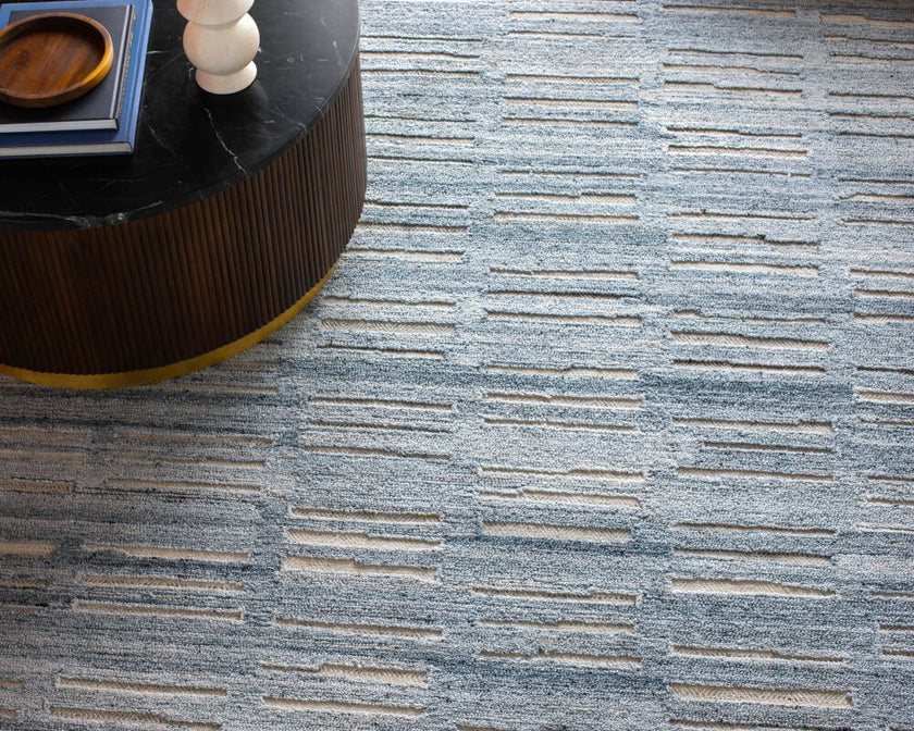 Calgary Handmade Rug Light Blue