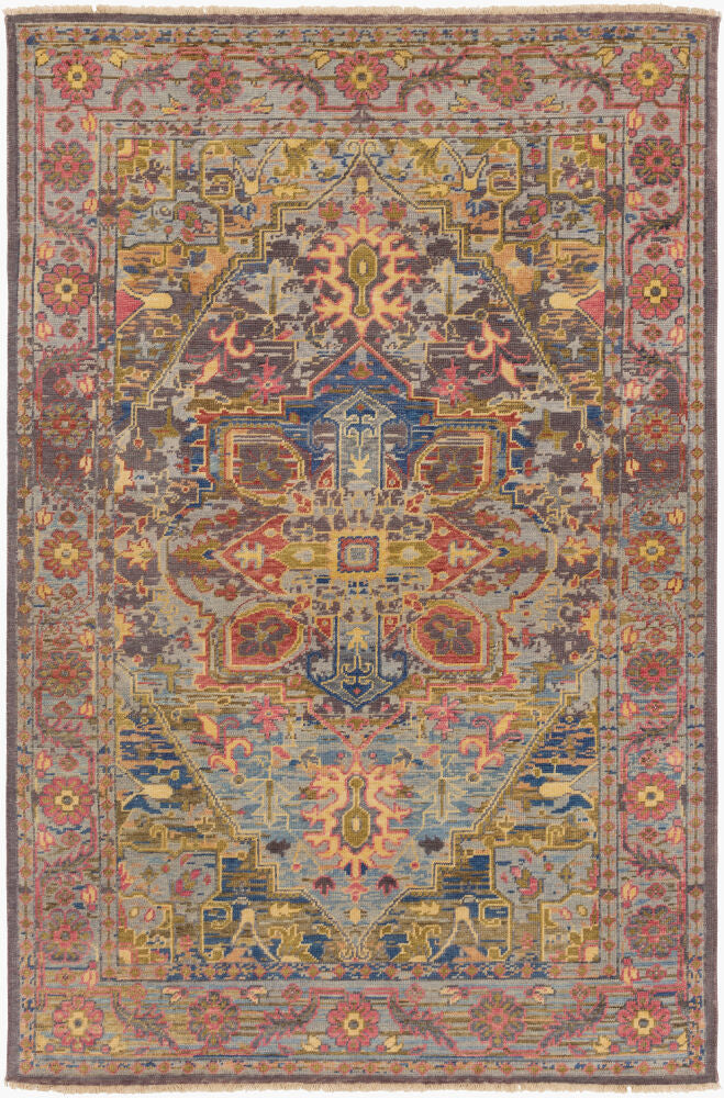 Cappadocia Handmade Rug Blue Sage Mauve