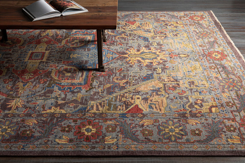Cappadocia Handmade Rug Blue Sage Mauve