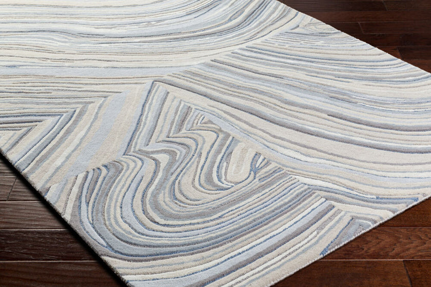 Dreamscape Handmade Rug Blue Gray