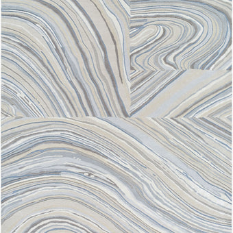 Dreamscape Handmade Rug Blue Gray