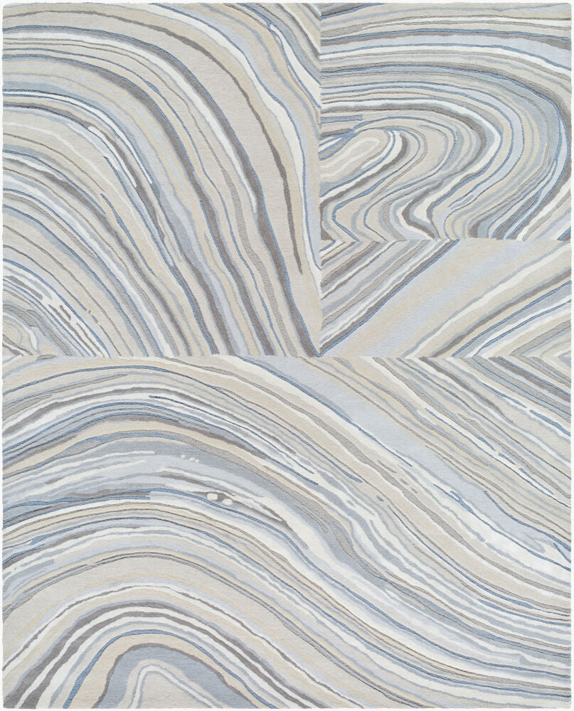 Dreamscape Handmade Rug Blue Gray