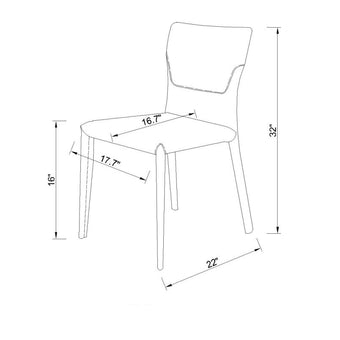 Eric Dining Chair Set of 2