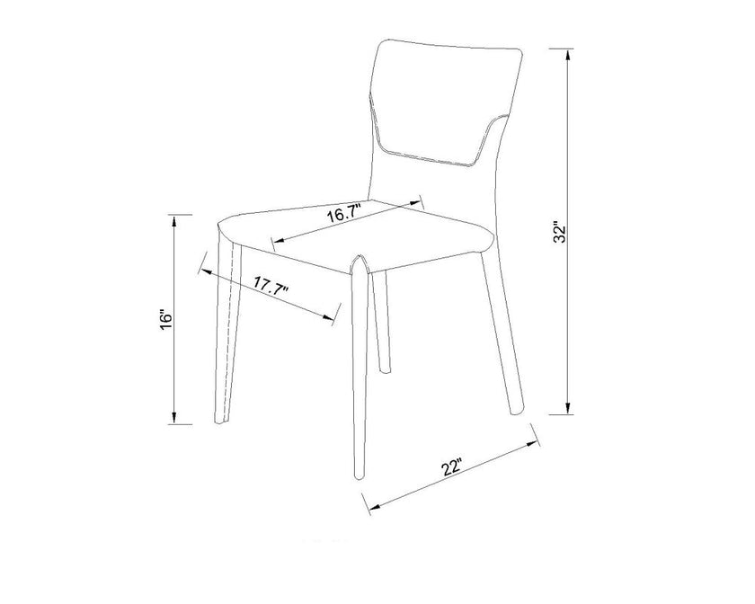 Eric Dining Chair Set of 2