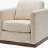 Glendon Swivel Chair in Textured Beige