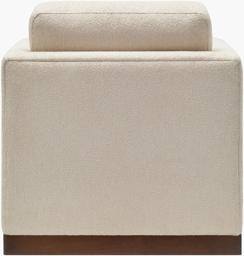 Glendon Swivel Chair in Textured Beige