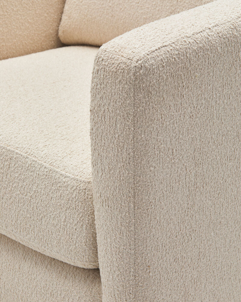 Glendon Swivel Chair in Textured Beige