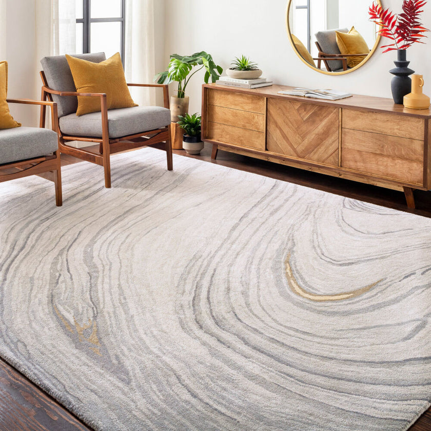 Kavita Handmade Rug Gray
