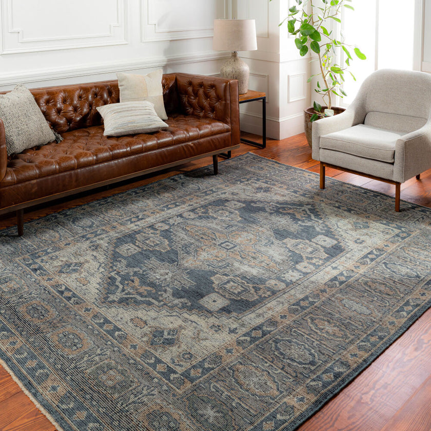 Reign Handmade Rug Charcoal