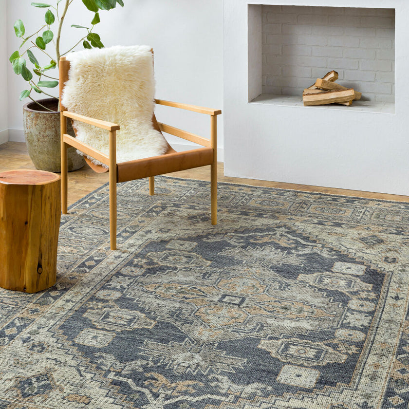 Reign Handmade Rug Charcoal