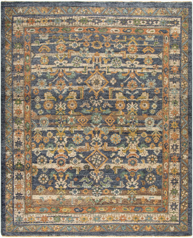 Reign Handmade Rug Navy