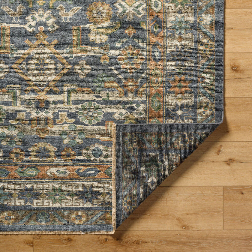 Reign Handmade Rug Navy