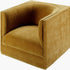 Vivienne Swivel Chair in Mustard