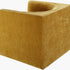 Vivienne Swivel Chair in Mustard