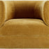 Vivienne Swivel Chair in Mustard