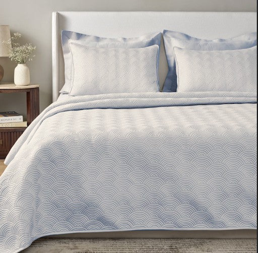 Scallops Coverlet Set